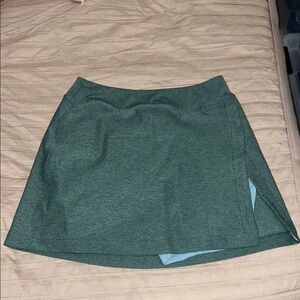 Outdoor Voices Forest Green Athleisure Skirt